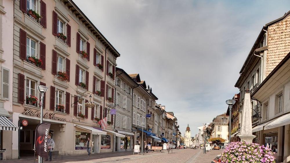 Hotel De La Couronne Morges Exteriér fotografie